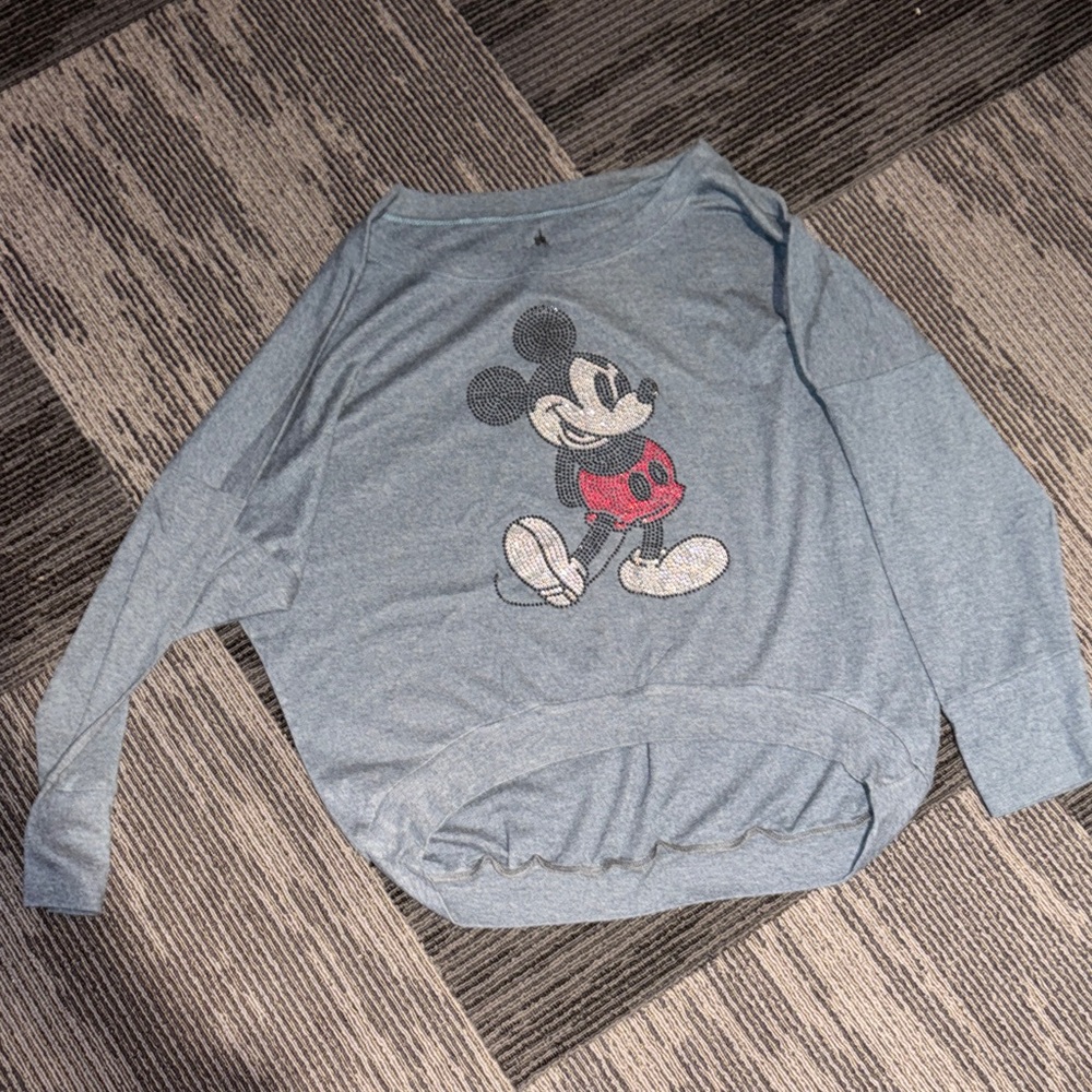 Disney Parks Blue Heathered Apparel